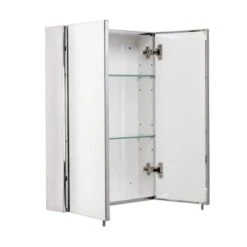 Anton Stainless Steel Double Door Cabinet -Furniture Store 30814877 alt04