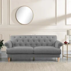 Trance Fabric 3 Seater Sofa -Furniture Store 30816315