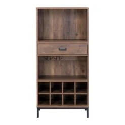 Fulton Compact Wine Cabinet, Pine Effect -Furniture Store 30816894 alt03
