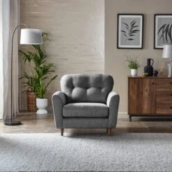 Sven Snuggle Chair, Tonal Weave -Furniture Store 30818042