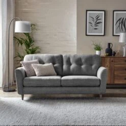 Sven Tonal Weave 3 Seater Sofa -Furniture Store 30818044