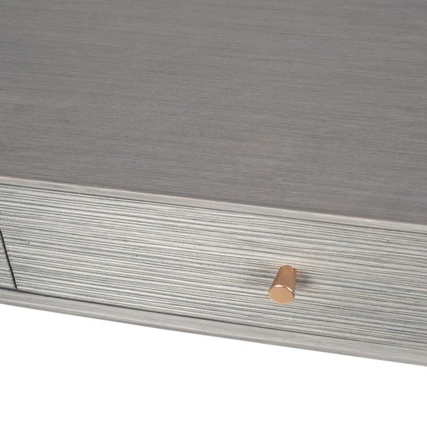 Pacific Chaya 2 Drawer Dressing Table, Grey Pine 6 Pacific Chaya 2 Drawer Dressing Table, Grey Pine - Image 6