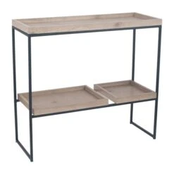 Pacific Gallery Lam Console Table, Light Wood Effect 6 Pacific Gallery Lam Console Table, Light Wood Effect -Furniture Store 30821738 alt02