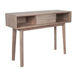Pacific Kalmar 1 Drawer Dressing Table, Natural Acacia -Furniture Store 30821763 alt02