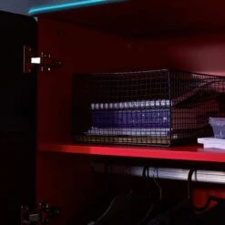 X Rocker Carbon Tek Wardrobe With Neo Fibre LED -Furniture Store 30822318 alt05