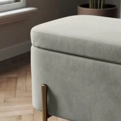 Ivy Velvet Storage Ottoman -Furniture Store 30825331 alt02