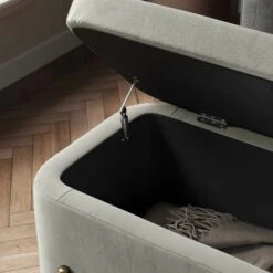 Ivy Velvet Storage Ottoman -Furniture Store 30825331 alt03