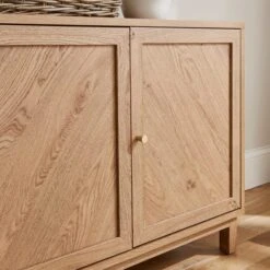 Hadley 3 Door Sideboard, Oak Effect -Furniture Store 30825364 alt03