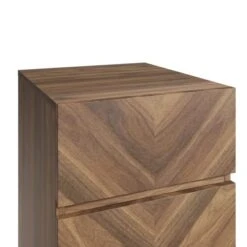 Set Of 2 Taranto 3 Drawer Bedside Tables, Walnut -Furniture Store 30825682 alt03