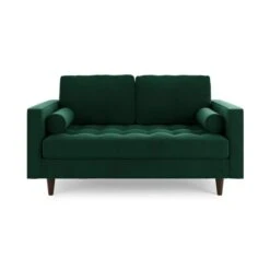 Zoe Velvet 2 Seater Sofa -Furniture Store 30825925 alt02