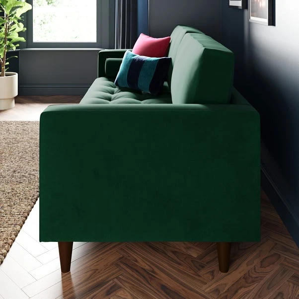 Zoe Velvet 3 Seater Sofa 12 Zoe Velvet 3 Seater Sofa - Image 12