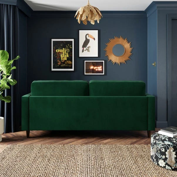 Zoe Velvet 3 Seater Sofa 13 Zoe Velvet 3 Seater Sofa - Image 13