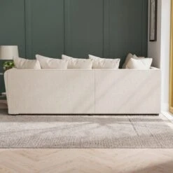 Blake Curved Arm Soft Texture Large Corner Sofa -Furniture Store 30828635 alt02