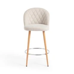 Astrid Counter Height Bar Stool, Fabric -Furniture Store 30829683 alt05