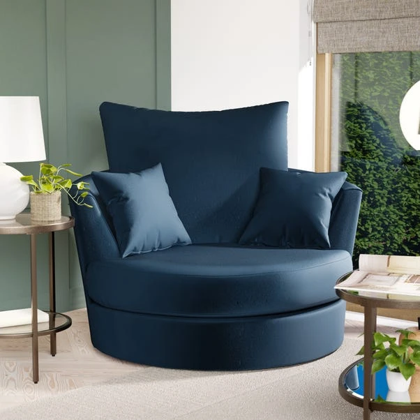 Blake Swivel Chair, Opulent Velvet 8 Blake Swivel Chair, Opulent Velvet - Image 8