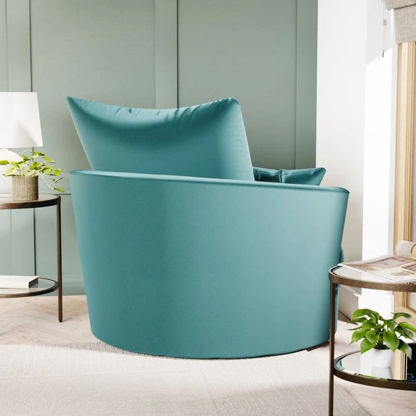 Blake Swivel Chair, Opulent Velvet 4 Blake Swivel Chair, Opulent Velvet - Image 4