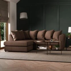 Blake Jumbo Cord Corner Sofa -Furniture Store 30830626 alt01