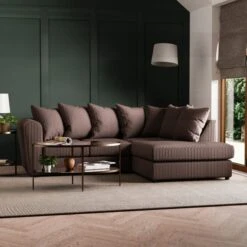 Blake Jumbo Cord Corner Sofa -Furniture Store 30830627 alt01