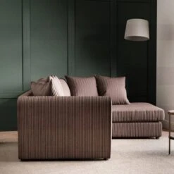 Blake Jumbo Cord Corner Sofa -Furniture Store 30830627 alt02