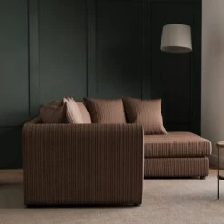 Blake Jumbo Cord Corner Sofa -Furniture Store 30830628 alt02