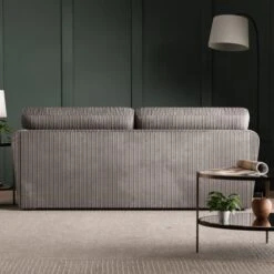 Blake Curved Arm Jumbo Cord Standard Back 3 Seater Sofa -Furniture Store 30830651 alt04
