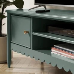 Remi Scalloped Wide TV Unit For TVs Up To 55" 9 Remi Scalloped Wide TV Unit For TVs Up To 55" -Furniture Store 30831008 alt02