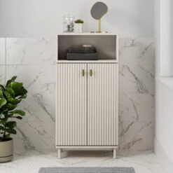Elsie Tall Bathroom Cabinet -Furniture Store 30831343