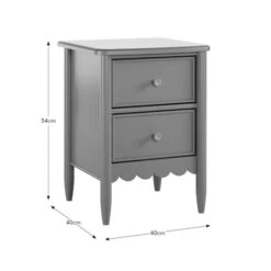 Remi 2 Drawer Bedside Table -Furniture Store 30832375 alt09