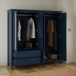 Lynton Mirrored 4 Door Wardrobe 31 Lynton Mirrored 4 Door Wardrobe -Furniture Store 30832617 alt01