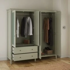 Lynton Mirrored 4 Door Wardrobe 25 Lynton Mirrored 4 Door Wardrobe -Furniture Store 30832618 alt01