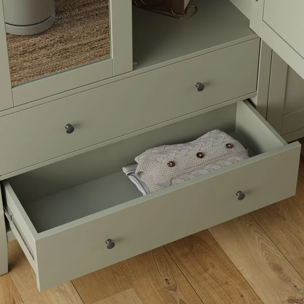 Lynton Mirrored 4 Door Wardrobe 11 Lynton Mirrored 4 Door Wardrobe - Image 11