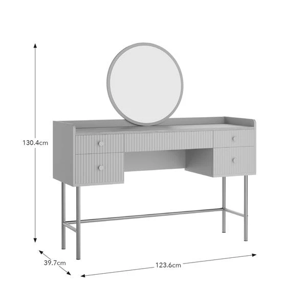Georgi 5 Drawer Dressing Table 8 Georgi 5 Drawer Dressing Table - Image 8