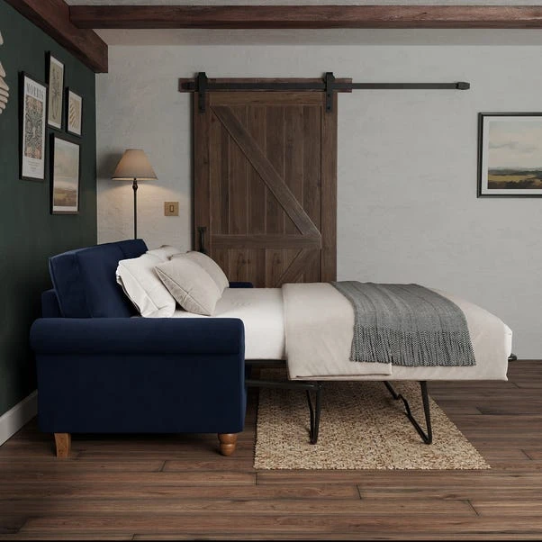 Bettie Velvet 3 Seater Double Sofa Bed 2 Bettie Velvet 3 Seater Double Sofa Bed - Image 2