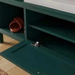 Lynton Storage Unit & Seat, Green -Furniture Store 30835260 alt02