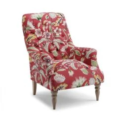Bibury Button Joy Floral Print Occasional Armchair -Furniture Store 30837454 alt01