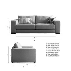 Clayton Cosy Weave 4 Seater Sofa -Furniture Store 30839345 alt09