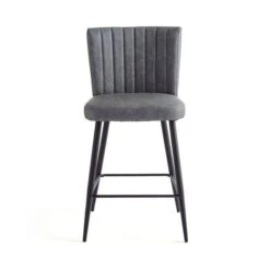 Taylor Counter Height Bar Stool, Faux Leather -Furniture Store 30842645 alt04
