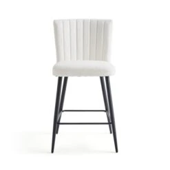 Taylor Counter Height Bar Stool, Ivory Boucle -Furniture Store 30842646 alt05