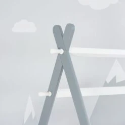 Kids Teepee Bed, White & Grey -Furniture Store 30844189 alt02
