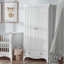 CuddleCo Clara 2 Door Wardrobe -Furniture Store 30844207