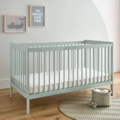 CuddleCo Nola Cot Bed, Painted Pine -Furniture Store 30844322