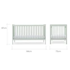 CuddleCo Nola Cot Bed, Painted Pine -Furniture Store 30844322 alt09