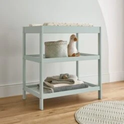 CuddleCo Nola Open Changing Unit, Painted Pine -Furniture Store 30844323