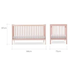 CuddleCo Nola Cot Bed, Painted Pine -Furniture Store 30844327 alt09
