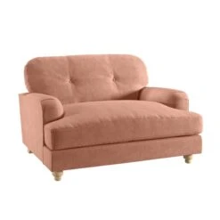 Martha Vintage Velvet Snuggle Chair -Furniture Store 30845267 alt02