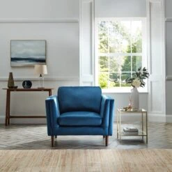 Anton Snuggle Chair, Opulent Velvet