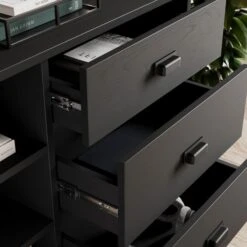 Fulton Small Sideboard, Black Oak 9 Fulton Small Sideboard, Black Oak -Furniture Store 30849004 alt02