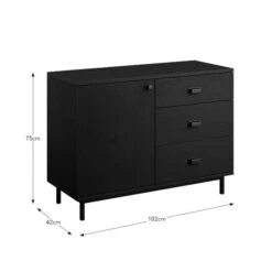Fulton Small Sideboard, Black Oak 13 Fulton Small Sideboard, Black Oak -Furniture Store 30849004 alt09
