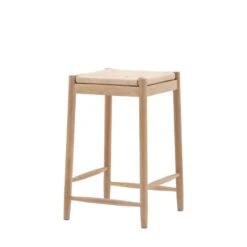 Elda Rope Dining Stool, Natural -Furniture Store 30850765 alt03
