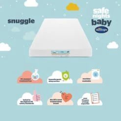 Silentnight Safe Nights Snuggle Breathable Cot Mattress -Furniture Store 30851878 alt03